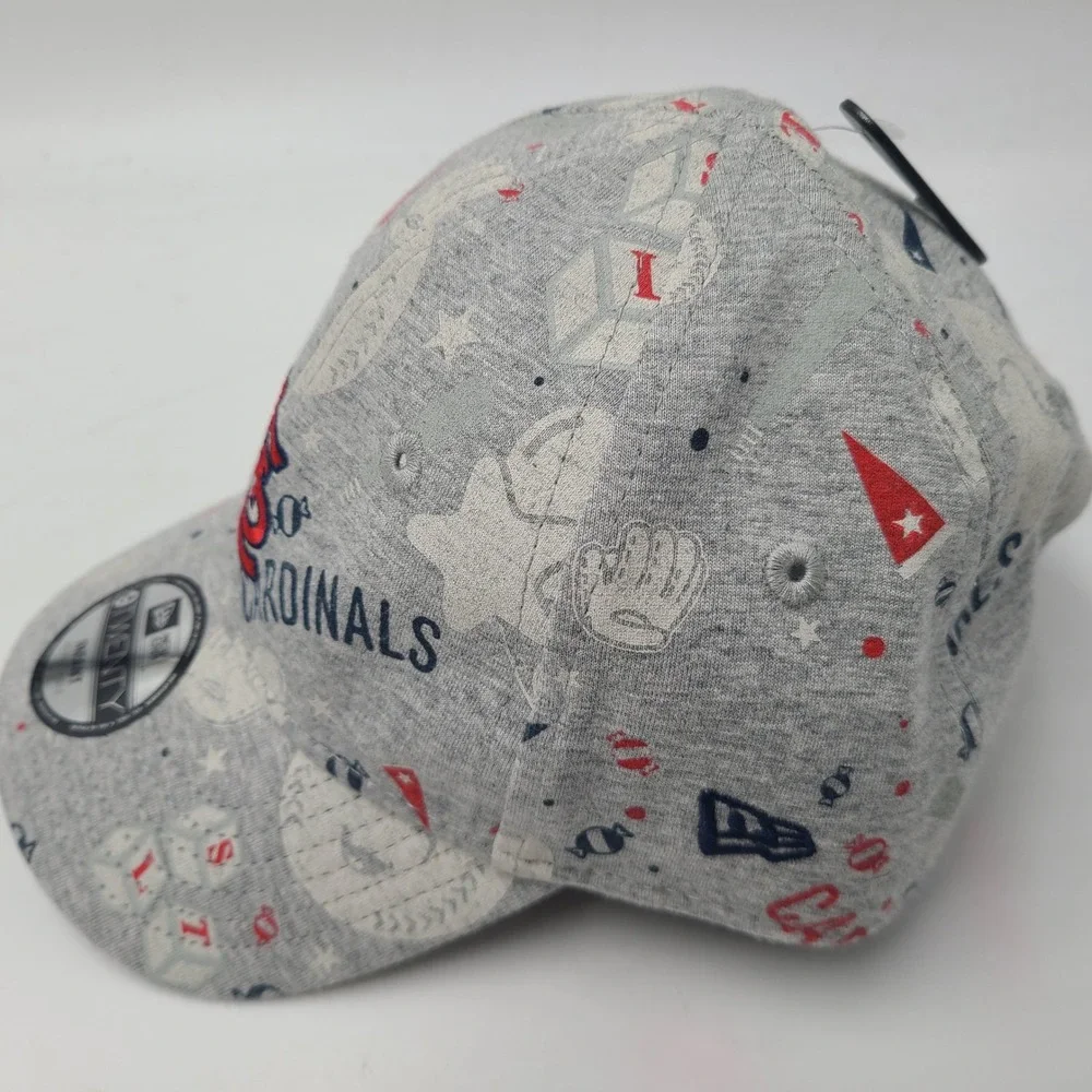 Infant St Louis Cardinals Hat One Size New Era 9Twenty Gray MLB All Over Print